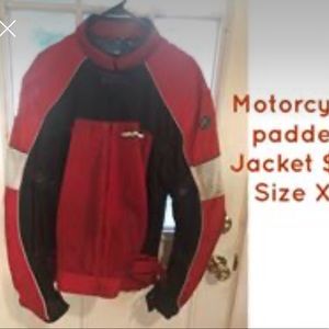Padded motorcycle jacket